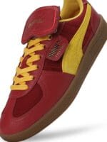 X Harry Potter Palermo Hairy Suede Formstrip Sneakers Red