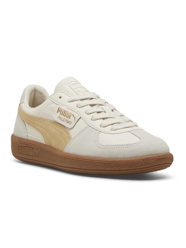 Palermo Lth Unisex Beige Sneakers
