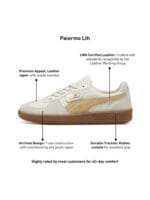 Palermo Lth Unisex Beige Sneakers