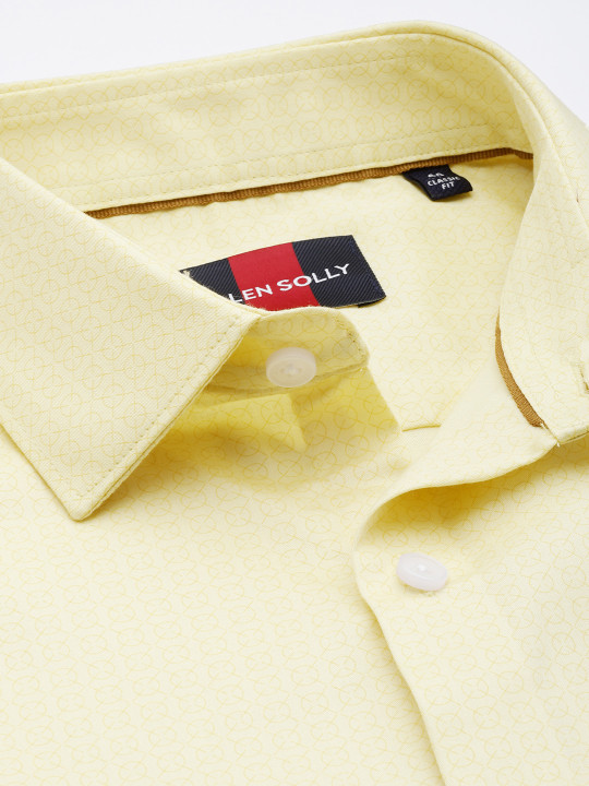 Allen Solly Classic Geometric Printed Pure Cotton Casual Shirt