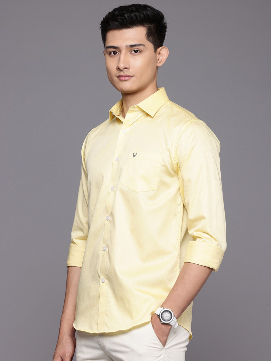 Allen Solly Classic Geometric Printed Pure Cotton Casual Shirt