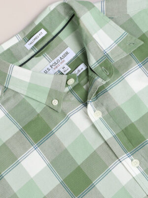 Levis Men Slim Fit Checked Button-Down Collar Cotton Casual Shirt (Pack of 3)