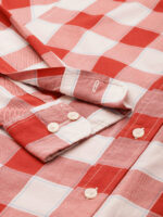 U.S. Polo Assn. Pure Cotton Checked Seersucker Tailored Fit Casual Shirt (Pack of 4)