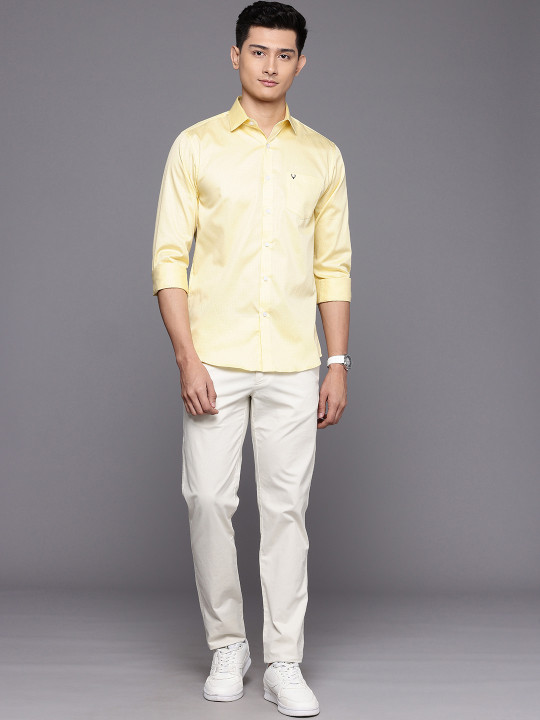 Allen Solly Classic Geometric Printed Pure Cotton Casual Shirt