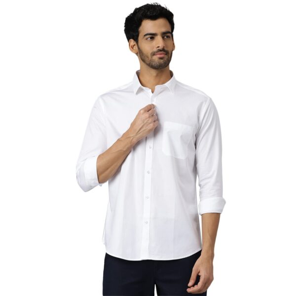 WHITE Routine Full Sleeves Formal Shirt with Regular Collar Shirt | 100% Cotton Fabric (Pack Of 3)