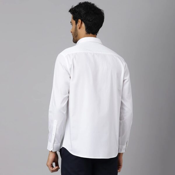 WHITE Routine Full Sleeves Formal Shirt with Regular Collar Shirt | 100% Cotton Fabric (Pack Of 3)