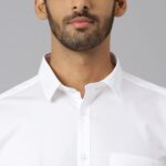 WHITE Routine Full Sleeves Formal Shirt with Regular Collar Shirt | 100% Cotton Fabric (Pack Of 3)