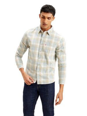 Levi's Men's Check Slim Fit Shirt (Pack Of 3)