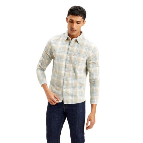 Levi's Men's Check Slim Fit Shirt (Pack Of 3)