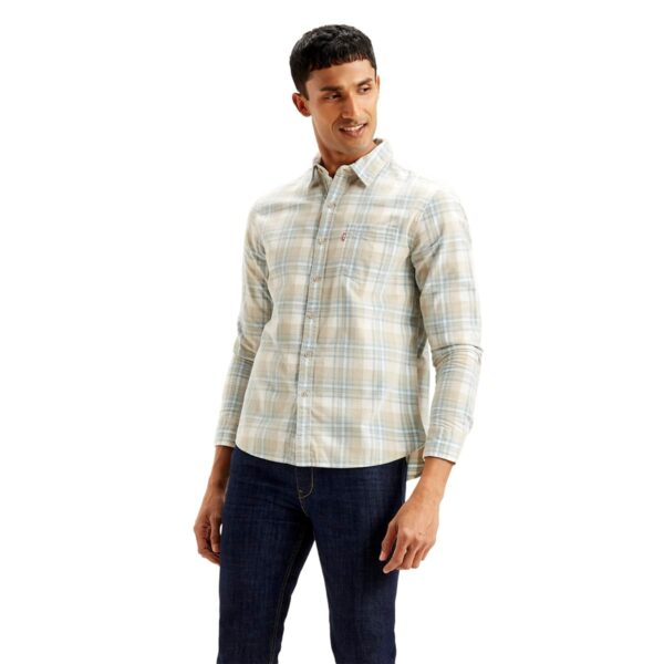 Levi's Men's Check Slim Fit Shirt (Pack Of 3)