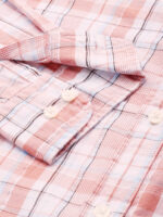 U.S. Polo Assn. Pure Cotton Checked Seersucker Tailored Fit Casual Shirt (Pack of 4)